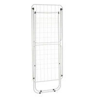 Tendedero plegable con alas blanco de metal de 182x95x47 cm