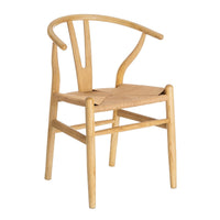 Pack de 2 sillas natural de madera de olmo