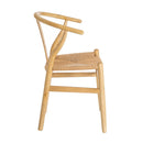 Pack de 2 sillas natural de madera de olmo
