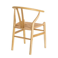 Pack de 2 sillas natural de madera de olmo