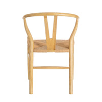 Pack de 2 sillas natural de madera de olmo