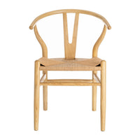 Pack de 2 sillas natural de madera de olmo