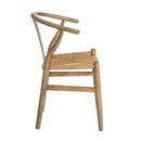 Pack de 2 sillas marrones de madera de olmo
