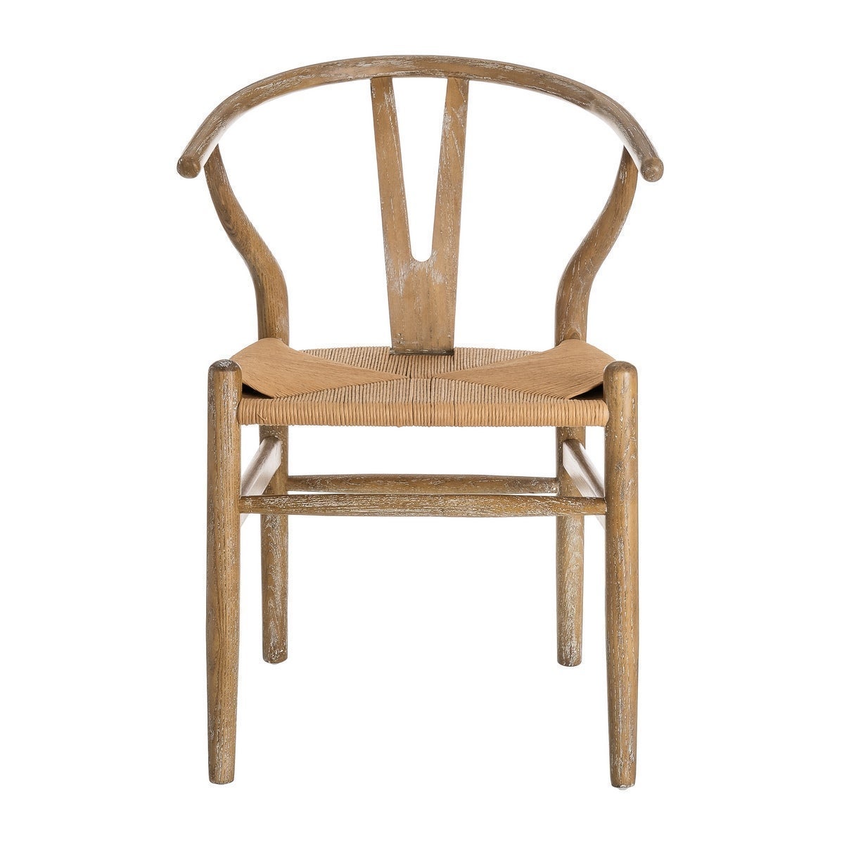 Pack de 2 sillas marrones de madera de olmo