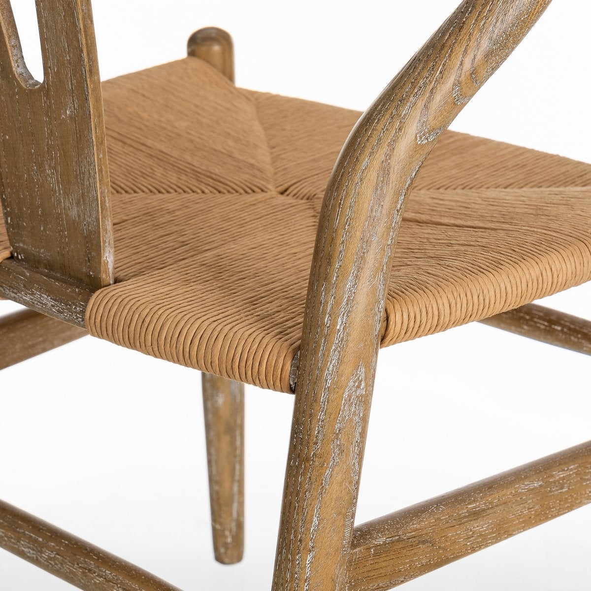 Pack de 2 sillas marrones de madera de olmo