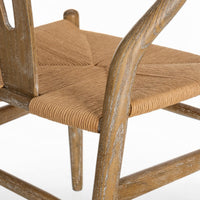 Pack de 2 sillas marrones de madera de olmo