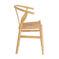 Pack de 4 sillas natural de madera de olmo