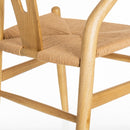 Pack de 4 sillas natural de madera de olmo