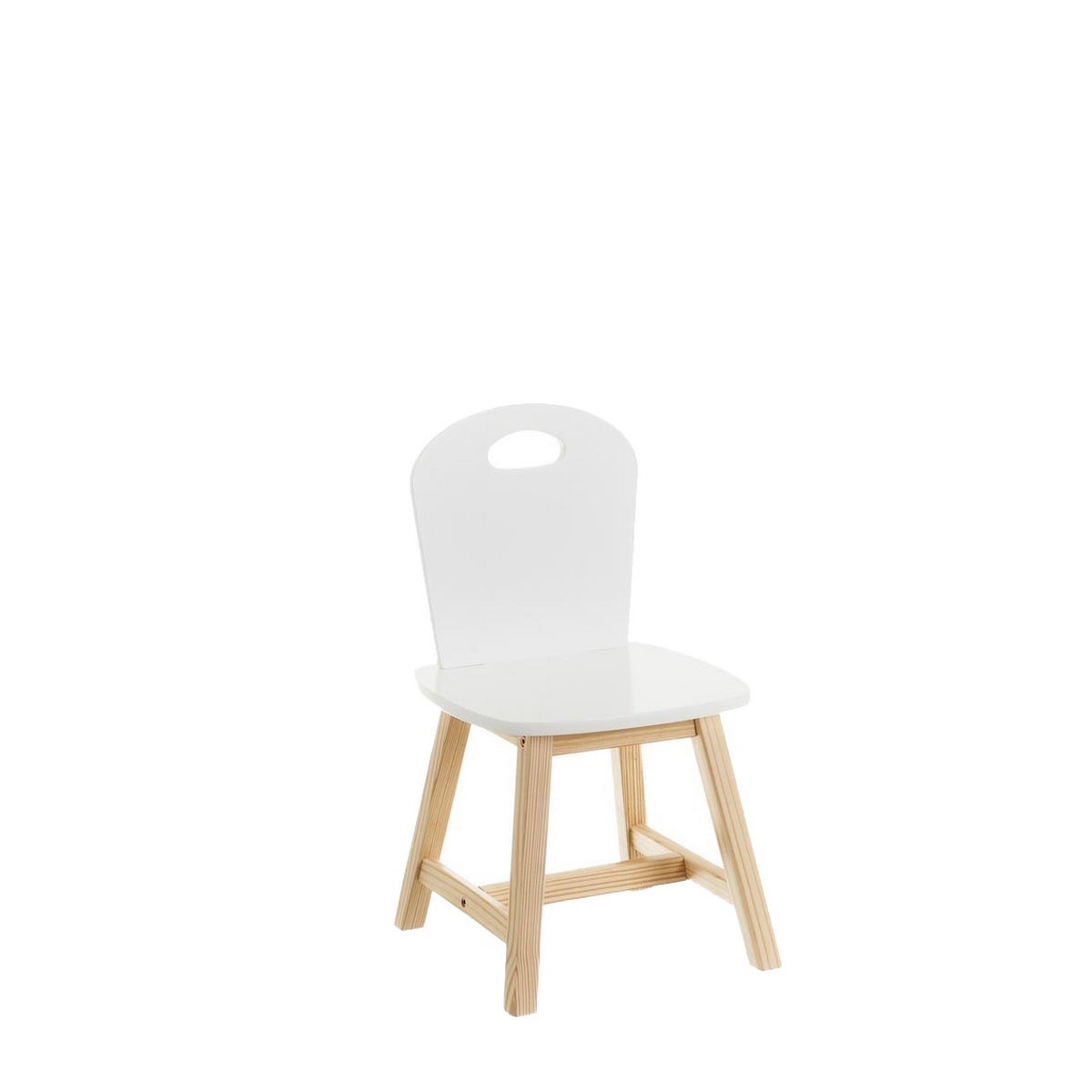 Pack de 2 sillas infantiles blancas