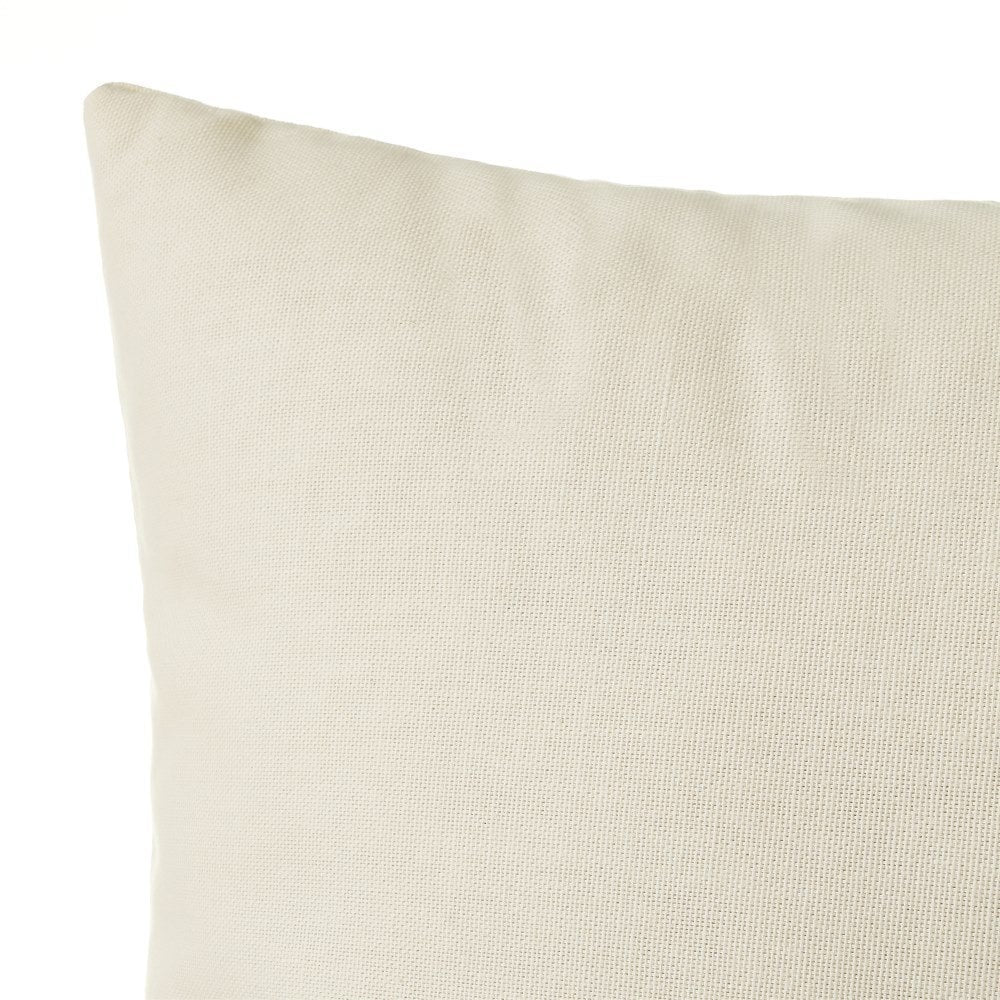 Set de 5 cojines de rayas beige de algodón natural de 45x45 cm