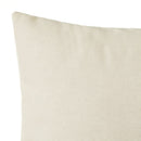 Set de 5 cojines de rayas beige de algodón natural de 45x45 cm
