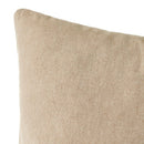 Set de 5 cojines de rayas beige de algodón natural de 45x45 cm