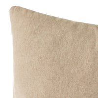 Set de 5 cojines de rayas beige de algodón natural de 45x45 cm