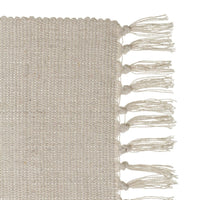 Set de 3 alfombras rectangulares beige gris y marrón de algodón de 50x80cm