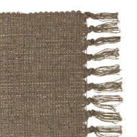 Set de 3 alfombras rectangulares beige gris y marrón de algodón de 50x80cm