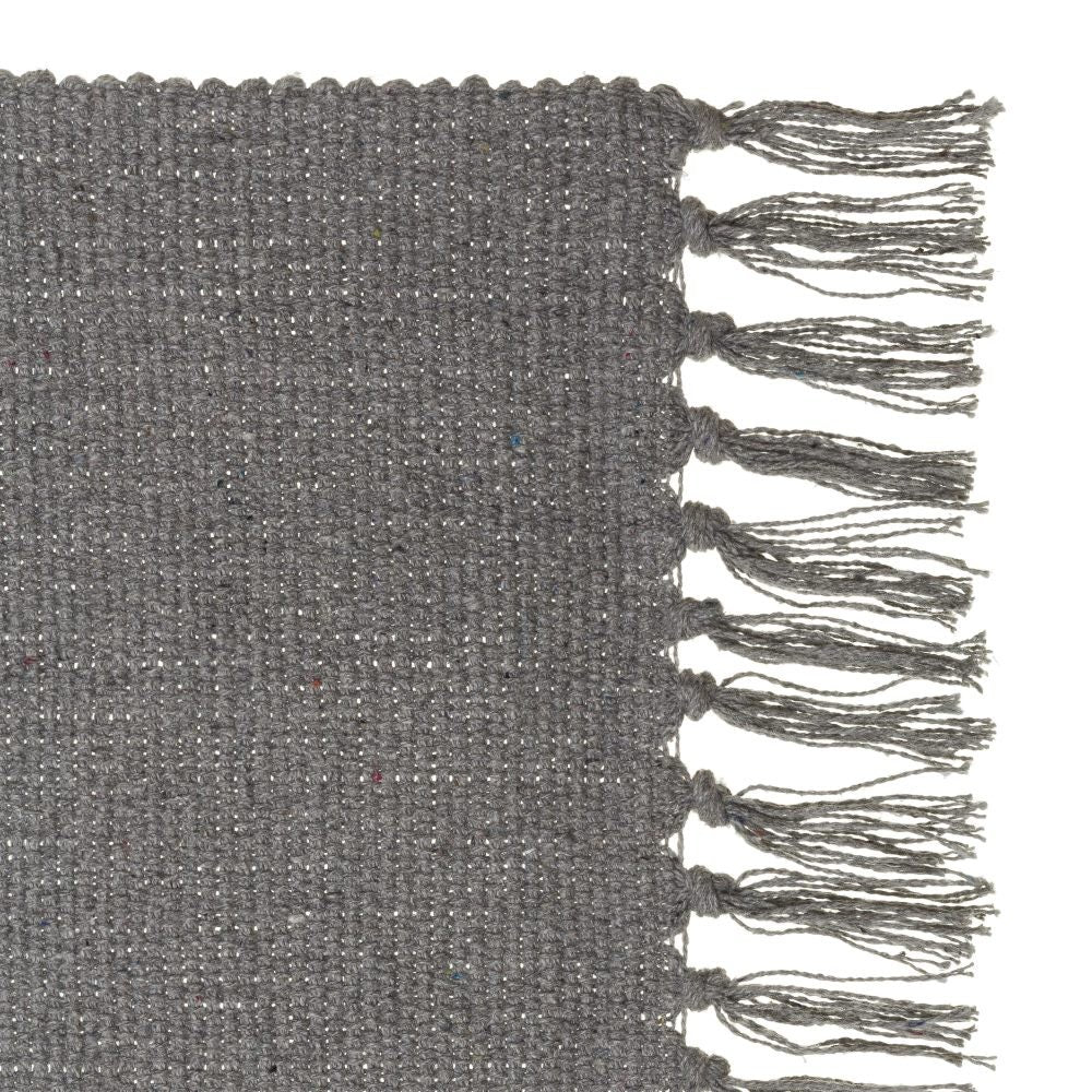 Set de 3 alfombras rectangulares beige gris y marrón de algodón de 50x80cm