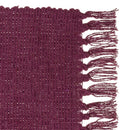 Set de 3 alfombras de flecos de algodón natural de 50x80 cm -
