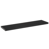 Set de 2 estantes de pared flotantes negros de 120 cm