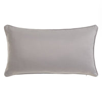 2 cojines lisos grises de tela de loneta de 50x30 cm con relleno