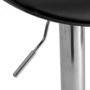 Set de 2 taburetes giratorios negros de 104 cm