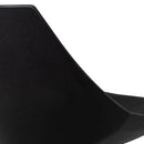 Set de 2 taburetes giratorios negros de 104 cm