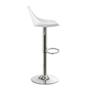 Set de 2 taburetes giratorios blancos de 104 cm