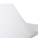 Set de 2 taburetes giratorios blancos de 104 cm