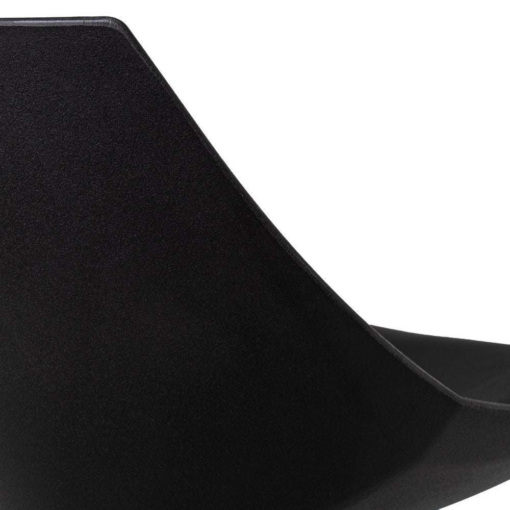 Set de 2 taburetes giratorios negros de 104 cm