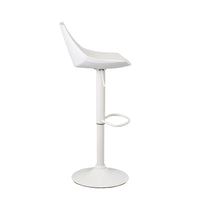 Set de 2 taburetes giratorios blancos de 104 cm