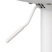 Set de 2 taburetes giratorios blancos de 104 cm