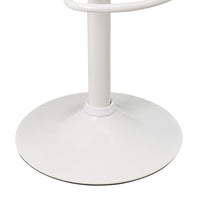 Set de 2 taburetes giratorios blancos de 104 cm