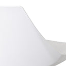 Set de 2 taburetes giratorios blancos de 104 cm