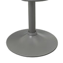 Set de 2 taburetes giratorios grises 104 cm