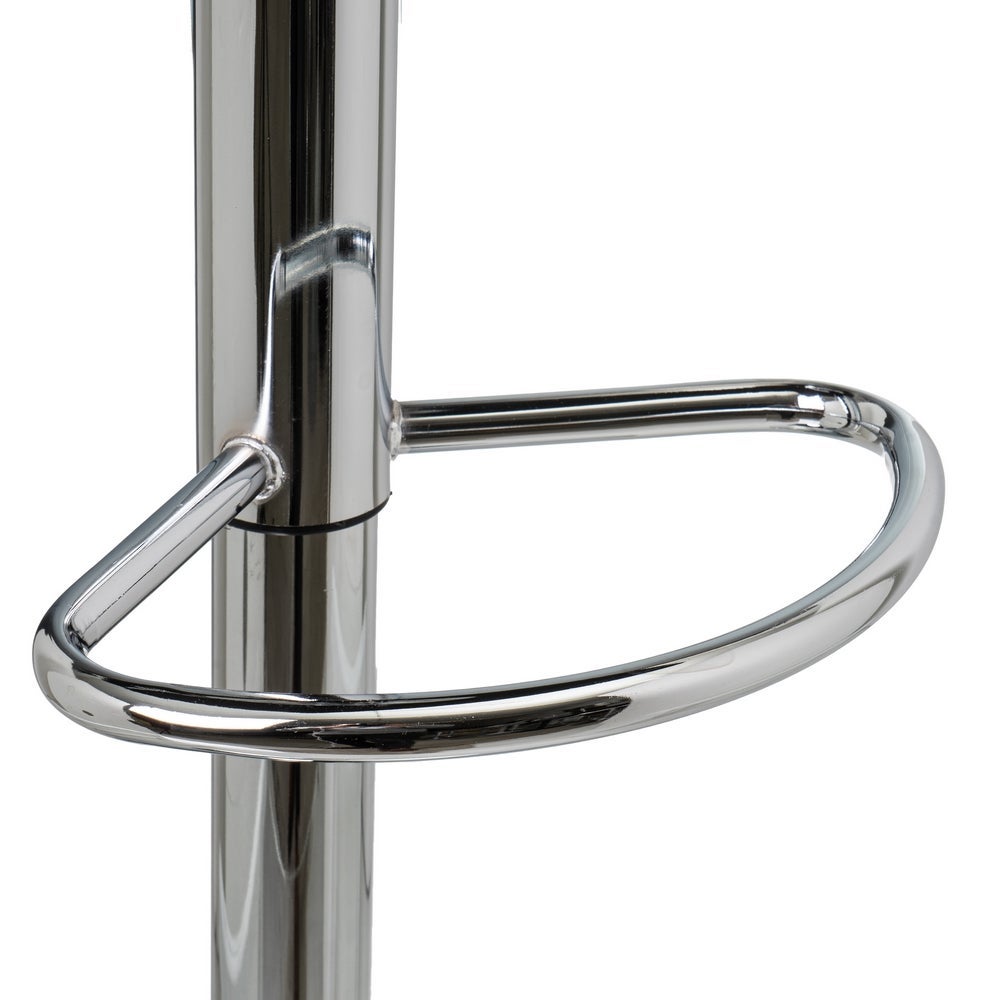 Set de 2 taburetes giratorios de polipiel y metal