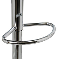 Set de 2 taburetes giratorios de polipiel y metal