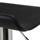Set de 2 taburetes giratorios de polipiel y metal