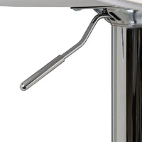 Set de 2 taburetes giratorios blancos