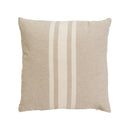 Set de 5 cojines beige y marrón de 45x45 cm con relleno