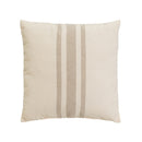 Set de 5 cojines beige y marrón de 45x45 cm con relleno