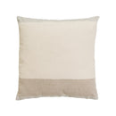 Set de 5 cojines beige y marrón de 45x45 cm con relleno