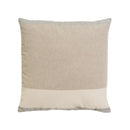 Set de 5 cojines beige y marrón de 45x45 cm con relleno