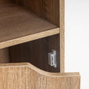 Set de 2 mesitas de noche con 1 puerta de MDF de 30x29x61 cm