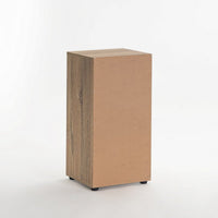 Set de 2 mesitas de noche con 1 puerta de MDF de 30x29x61 cm