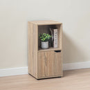 Set de 2 mesitas de noche con 1 puerta de MDF de 30x29x61 cm