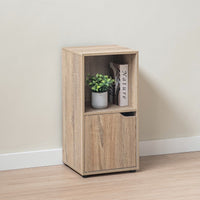 Set de 2 mesitas de noche con 1 puerta de MDF de 30x29x61 cm