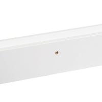 Set de 2 estantes repisa para cuadros de MDF blancos de 80 cm