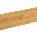 Set de 2 estantes repisa para cuadros de MDF natural de 100 cm