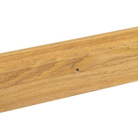 Set de 2 estantes repisa para cuadros de MDF natural de 100 cm