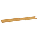 Set de 2 estantes repisa para cuadros de MDF natural de 100 cm