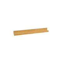 Set de 2 estantes repisa para cuadros de MDF natural de 60 cm